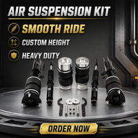 Kit de suspension pneumatique pour MINI R56 R57 R58 R59 (2006+) avec amortisseur pneumatique et ressort à soufflet pour conversion Air Ride