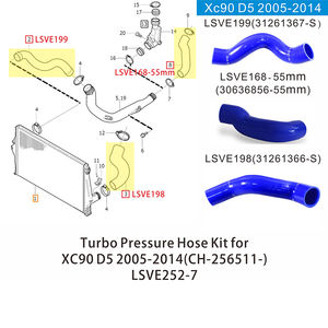 Kit de tuyau de pression Turbo d'accessoires d'anto de voiture pour XC90 D5 2005-2014(CH-256511)(LSVE252-7) - Product Image 2