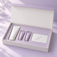 Fabrication professionnelle d'emballages cosmétiques personnalisés, boîte magnétique en papier, emballage de produits de soin de la peau, boîte cadeau