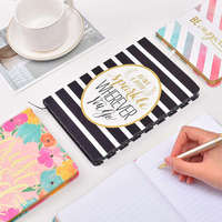 Carnet de notes personnalisé avec impression écologique Agenda mignon avec logo en feuille d'or pour mariage Agenda à sublimation A5 rose