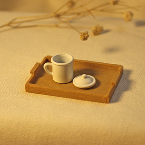 Miniature 1:12 pour maison de poupée, modèle de jouet alimentaire, accessoires de salle de bain, mini tasse vintage / gobelet à rince-bouche <span class=keywords><strong>G123</strong></span> - Product Image 3
