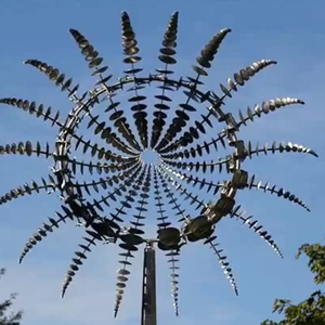 Usine personnalisée artificielle en acier inoxydable éclairage métallique cinétique Sculpture <span class=keywords><strong>Art</strong></span> à vendre - Product Image 5