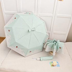 <span class=keywords><strong>Parapluie</strong></span> mignon pour femmes, cadeau d'affaires, pour les jours ensoleillés et pluvieux, compact, portable, entièrement automatique, <span class=keywords><strong>haut</strong></span> <span class=keywords><strong>de</strong></span> <span class=keywords><strong>gamme</strong></span>, pliable, protection solaire - Product Image 2