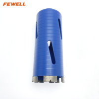 Soudé au laser 65*10*5T * 172 * G1/2 "BSP Thread Diamond Segmented Core Drill Bit Set pour la coupe à sec Granit, béton