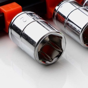 Small Flyback Socket Wrench Set 14 Piece Metric 1/4 Inch Ball Hex Auto Repair Tool Combination - Product Image 3