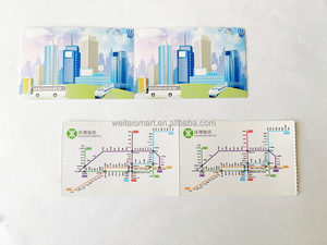 RFID Transportation บัตรโดยสารรถไฟใต้ดินบัตรโดยสารรถประจำทางบัตร T Money Oyster <span class=keywords><strong>Suica</strong></span> สำหรับกระดาษสังเคราะห์ - Product Image 6