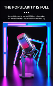 Free OEM logo Gaming With Arm Broadcast youtube USB Gaming s <b>Microphone</b> Mic - Product Image 6