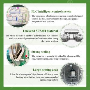 Boîte de conserve en caoutchouc Para Mermeladas pot en plastique utilisé équipement de cornue autoclave confiture stérilisation Machine - Product Image 3