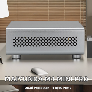 Maiyunda N100 N305 Mini Host in alluminio NAS sgancio rapido 4 * M.2 disco rigido 2.5G Router morbido M1 Mini Quad Core DDR5 - Product Image 6