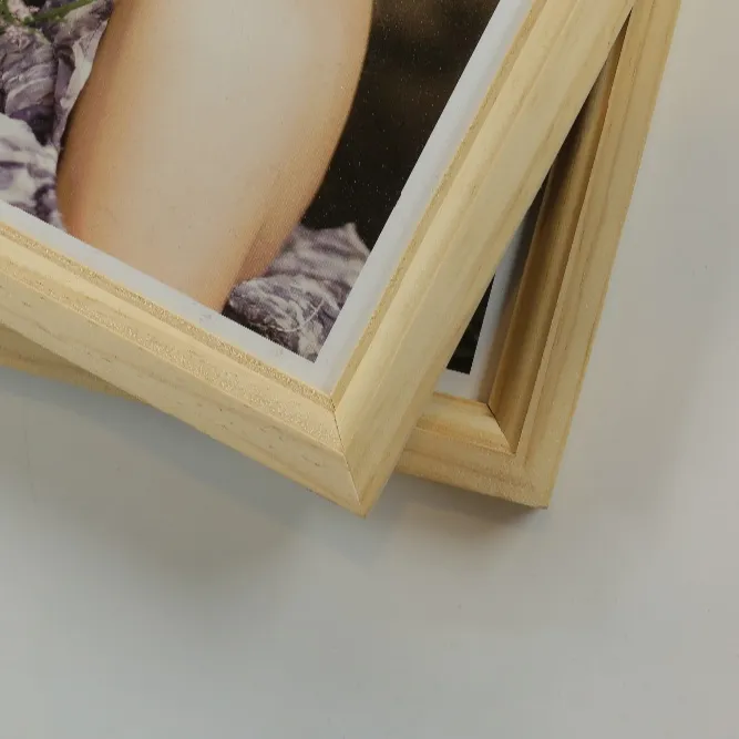 Material de barra de madera de pino para marco de fotos e imagen y lienzo