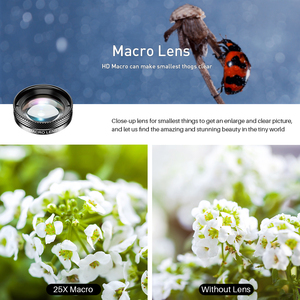 11 Trong 1 Điện Thoại Di Động Ống Kính Kit 205 Rộng 25X <span class=keywords><strong>Macro</strong></span> Ống Kính Sao Vàng Cam Bộ Lọc Cho Điện Thoại Di Động Điện Thoại Di Động nhiếp Ảnh Apexel Thương Hiệu - Product Image 6
