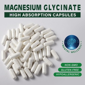 Suplemento Dietético de Glicinato de Magnesio OEM/ODM para Adultos, Alivio del Estrés, Sueño, Salud del Corazón, Nervios, Músculos, Metabolismo, Alimento Saludable - Product Image 4