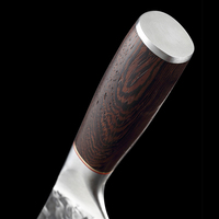 Couteau de boucher professionnel en acier à haute teneur en carbone, lame de 16 cm, manche de 12 cm, outil de découpe écologique pour la cuisine, hachoir à viande, couteau à légumes