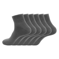 Nouvelles chaussettes décontractées personnalisées en coton du fabricant, chaussettes unisexes d'automne et d'hiver en coton peigné de couleur unie