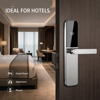 Cerradura Inteligente WiFi de Acero Inoxidable para Hotel, Sistema de Gestión de Cerraduras Electrónicas con Tarjeta para Hotel y Apartamento