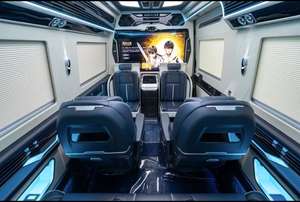 Kit de paneles interiores para decoración de paredes laterales y techo del Mercedes-Benz Sprinter W907 Van, estándar, largo y extralargo. - Product Image 2