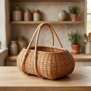 Cesta de ratán ecológica superior para Picnic, Camping, venta al por mayor, precio más barato, cestas de almacenamiento para campamento - Product Image 3