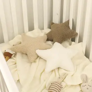 Star Shaped Plush Throw Pillow Baby Stuffed Soft Cushion Chair Sofa Room Decor Nap Pillow Bed Decoration Gifts Nursery