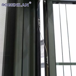 Fenêtre à battant extérieure Rogenilan Villa en aluminium à double vitrage, design grille, vitrage Low-E - Product Image 6