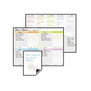 Popular Custom PET & Metal Dry Erase Board Glued Whiteboard Calendar <b>Sheet</b> Magnetic Self Adhesive Wall Sticker - Product Image 1