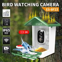 Mangeoire à oiseaux avec caméra, nichoir intelligent avec notification en temps réel, vidéo en direct avec audio bidirectionnel, contrôle par application Wifi