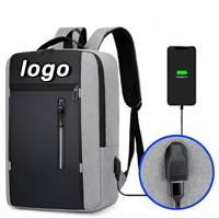 Fabrieksgroothandel waterdichte rugzak op maat gemaakte laptoprondzak met USB-computer-rugzak voor zakenmannen en -vrouwen
