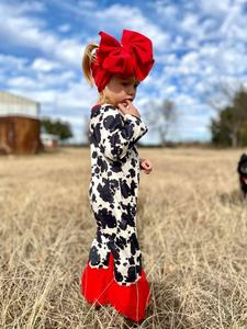 Ropa <span class=keywords><strong>de</strong></span> bebé recién <span class=keywords><strong>nacido</strong></span> <span class=keywords><strong>de</strong></span> una pieza con logo personalizado, <span class=keywords><strong>de</strong></span> 0 a 3 meses, venta al por mayor, para bebés, niños y niñas, pelele con volantes y estampado <span class=keywords><strong>de</strong></span> vaca - Product Image 2