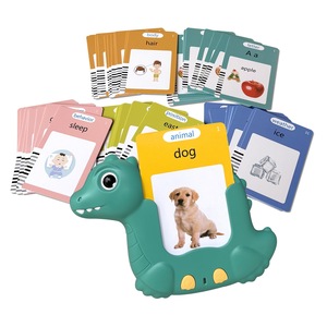 New Tiếng Anh E-Book Cho Trẻ Em 112Pcs Thẻ Trẻ Em Thông Minh Khủng Long Giáo Dục Học Tập Điện Tử Máy Đọc - Product Image 2