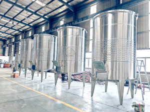 1000L 2000L Acero inoxidable 304 316L Forkable Open Top Wine Tank para <span class=keywords><strong>bodega</strong></span> - Product Image 3