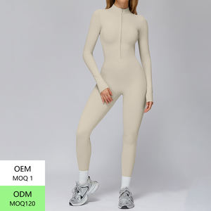 Nuova Collezione 2025: Tuta Aderente con Zip Frontale, Maniche Lunghe, Felpata, per Palestra e Fitness, Mantiene il Calore - Product Image 5