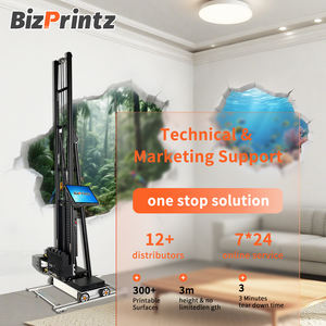 Bizprintz เครื่องพิมพ์3D ติดผนังระบบอัตโนมัติ UV เครื่องปริ้นเตอร์อิงค์เจ็ทสภาพใหม่สำหรับการออกแบบภาพจิตรกรรมฝาผนังเครื่องพิมพ์วอลล์เปเปอร์หมึก UV - Product Image 1