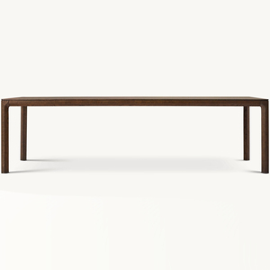 Bắc Âu phong cách đương đại cao cấp rắn gỗ sồi Veneer bền truyền thống bàn ăn - Product Image 3