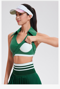 Conjunto Deportivo de Dos Piezas para Mujer, Falda de Pickleball <span class=keywords><strong>con</strong></span> Short, <span class=keywords><strong>Vestido</strong></span> de <span class=keywords><strong>Tenis</strong></span> <span class=keywords><strong>con</strong></span> Pliegues, Ropa Deportiva para Calentamiento - Product Image 3