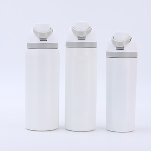 กระบอกน้ำสแตนเลสแบบพกพาสองชั้น มีหูจับแบบกีฬา ฝาปิดล็อค ดื่มได้โดยตรง เก็บความร้อน-เย็น ขวดน้ำกีฬา - Product Image 2