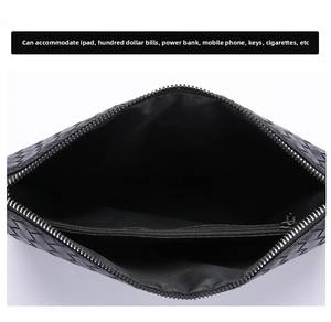 大容量设计师男士手袋钱包和手袋Pu皮革手拿包男士商务手提包 - Product Image 4