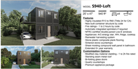 Maison modulaire en conteneur à structure en acier de 20 pieds, assemblage rapide, durable et stable pour une utilisation résidentielle et industrielle à long terme, 4 chambres