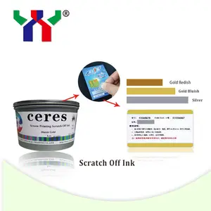 Khu Vực In Ceres Scratch Off Ink Đối Với Giấy Tráng, Đen, 1 Kg/lon