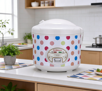 Autocuiseur Électrique Automatique de Luxe avec Minuteur Numérique, Pot Intérieur en Fer Antiadhésif 1,8 L, Tasse à Mesurer, Coffret Cadeau, Usage Domestique