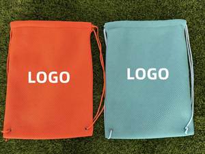 Factory Price Custom logo Mesh Bag Nylon <b>Draw</b> String <b>Storage</b> Bag Sandwich Mesh Drawstring Bag - Product Image 3