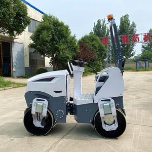 चिकनी व्हील 1 टन-4 टन डबल ड्रम रोड रोलर कम्पेक्टर के साथ - Product Image 2