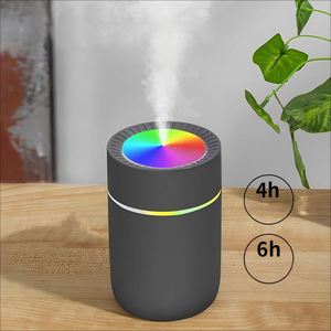 Humidificador Portátil Mini de 300 ml, Carga USB para Auto, Modo de Siete Colores, Apagado Automático y Protección Contra la Ebullición en Seco - Product Image 4