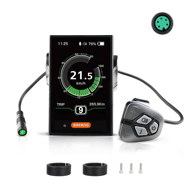 Bafang DPC18 Full Color Display for Electric Bike Mid Motor Conversion Kit BBS01B BBS02B Electric Bicycle Parts UART Protocol