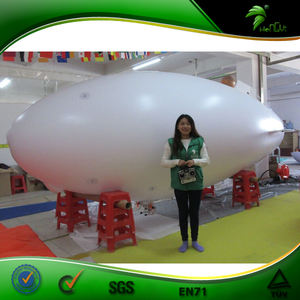 Kunden spezifische aufblasbare RC Blimp <span class=keywords><strong>Promotion</strong></span> Funks teuerung Helium Luftschiff Zeppelin - Product Image 3