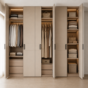 Armoire en bois sur mesure pour toute la maison, pour projets de chambres d'hôtel, certifiée FSC, <span class=keywords><strong>meuble</strong></span> de rangement professionnel - Product Image 3
