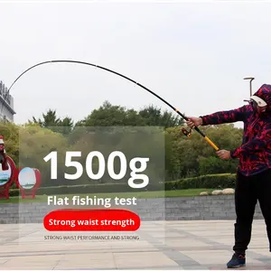 <span class=keywords><strong>Canne</strong></span> à pêche à lancer longue distance en carbone, fabrication d'usine, moulinet à lancer, 2,1 m-3,6 m, rétractable, main droite, prix spécial - Product Image 3