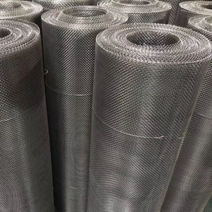 Pantalla de ventana plisada personalizada, Red de aluminio y acero inoxidable 304 316, cortina de malla tejida de tejido liso con servicio de corte - Product Image 4