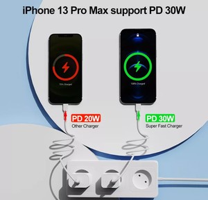 Adaptateur de <span class=keywords><strong>chargeur</strong></span> rapide PD30W USB-C pour iPhone 14 13 12 Pro Max téléphones Android <span class=keywords><strong>Google</strong></span> <span class=keywords><strong>Pixel</strong></span> 7 Pro/7/6a/6 Pro/6/5a/5/<span class=keywords><strong>4a</strong></span>/4xl/3/3a - Product Image 2