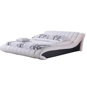 Nieuwste Design Bed Commercieel Meubilair Comfortabel Europees Romantisch Bed Modern Nieuwe Stijl Kingsize Bed