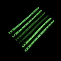Collier Lumineux en Silicone pour Chien et Chat, Motif Patte, Fluorescent, Boucle Réglable, Clochette, Sécurité Nocturne, Étanche, Anti-Perte, Doux et Adorable pour Petits Animaux