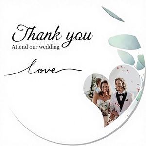 Custom Thank You Stickers Wedding <b>Favors</b> 2-Inch All-Purpose Labels for Birthday Party Gift <b>Boxes</b> and Welcome Bags - Product Image 3